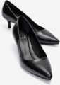 Forever & Always Jalen Leren Stiletto Pump - Zwart