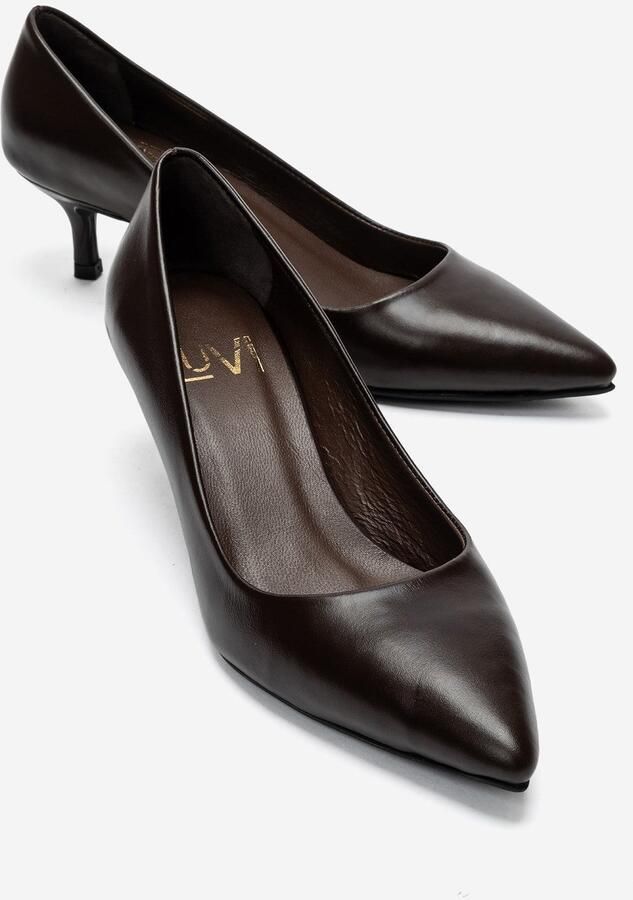 Forever & Always Jalen Leren Stiletto Pump