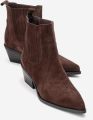 Forever & Always Julieta Leren Blokhak Western Boot (Dames) - Bruin