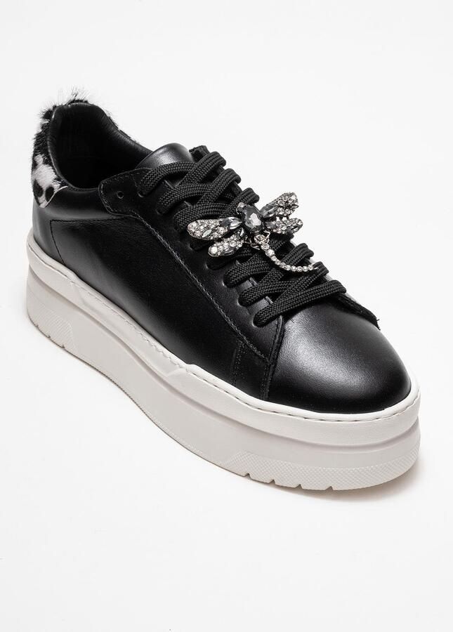 Forever & Always Laren Leren Gesp Sneakers Dames