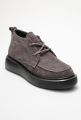 Forever & Always Lilya Leren Chukka Boot (Dames) - Grijs