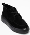 Forever & Always Lilya Leren Chukka Boot (Dames) - Zwart