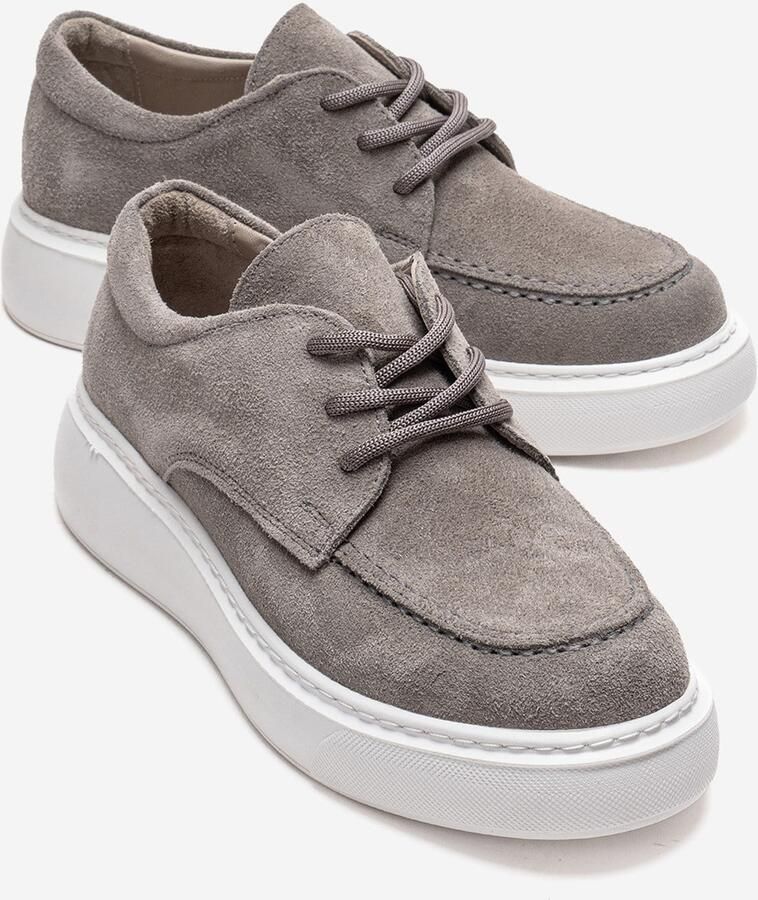 Forever & Always Mareon Leren Veterschoen Sneaker