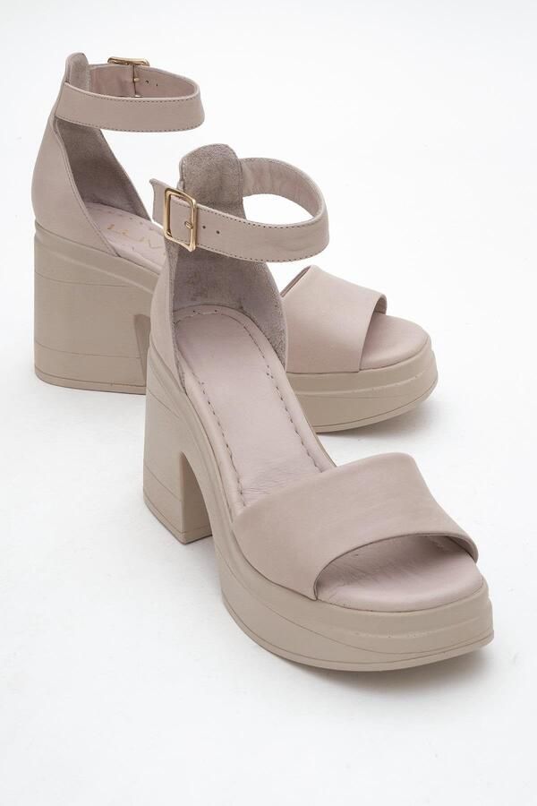 Forever & Always MARGOT Leer Platform Sandaal (Women)