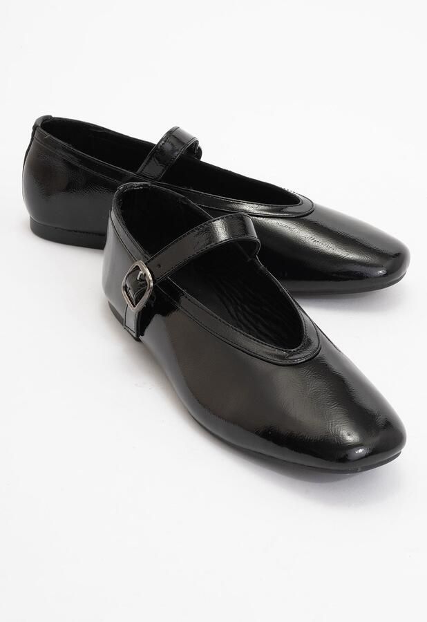 Forever & Always Matilda Leren Mary Jane Platte Schoenen