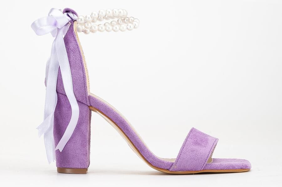 Forever & Always Melissa Block Hakken Sandalen with Pearls