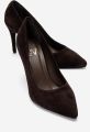 Forever & Always Moriel Leren Stiletto Pump - Bruin
