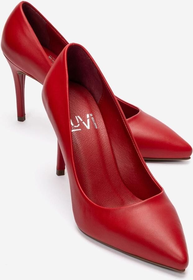 Forever & Always Moriel Leren Stiletto Pump