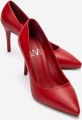 Forever & Always Moriel Leren Stiletto Pump - Rood
