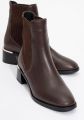 Forever & Always Neiva Leren Chelsea Boot (Dames) - Bruin