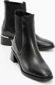 Forever & Always Neiva Leren Chelsea Boot (Dames) - Zwart