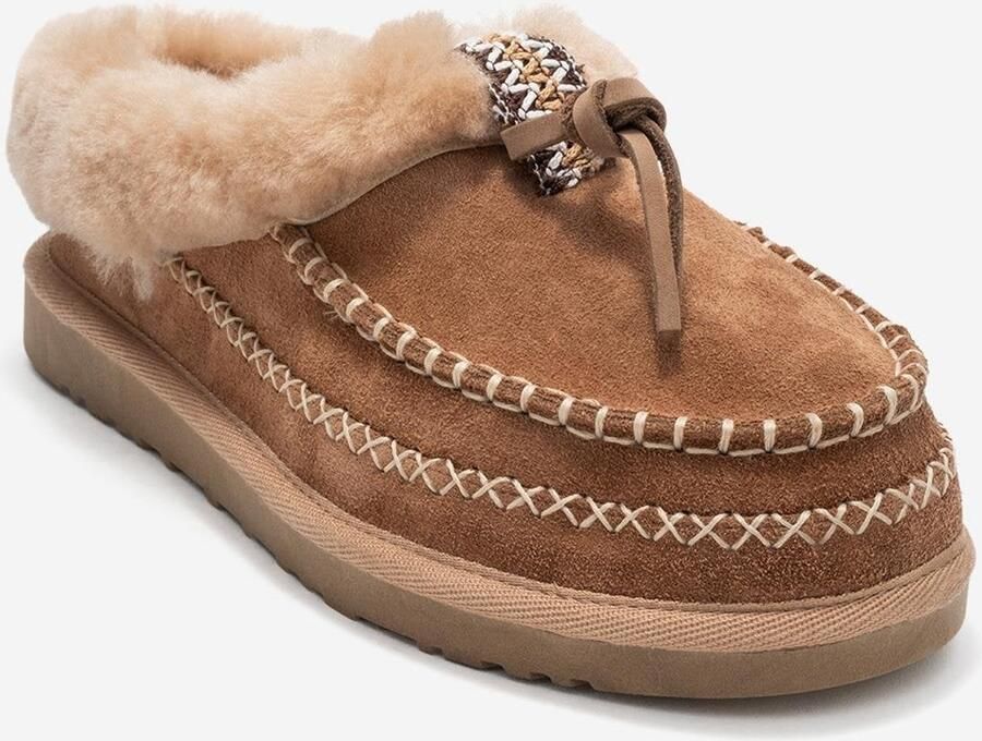 Forever & Always Noriel Leren Moccasin Pantoffels