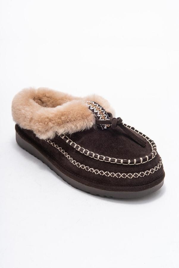 Forever & Always Noriel Leren Moccasin Pantoffels