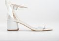 Forever & Always Rochelle Ivoor Bridal Sandalen with Ribbon - Ivoor