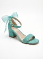 Forever & Always Rochelle Ivoor Bridal Sandalen with Ribbon - Wit