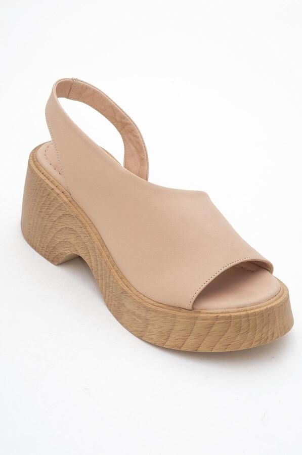 Forever & Always ROY Leren Wedge Sandaal (Dames)