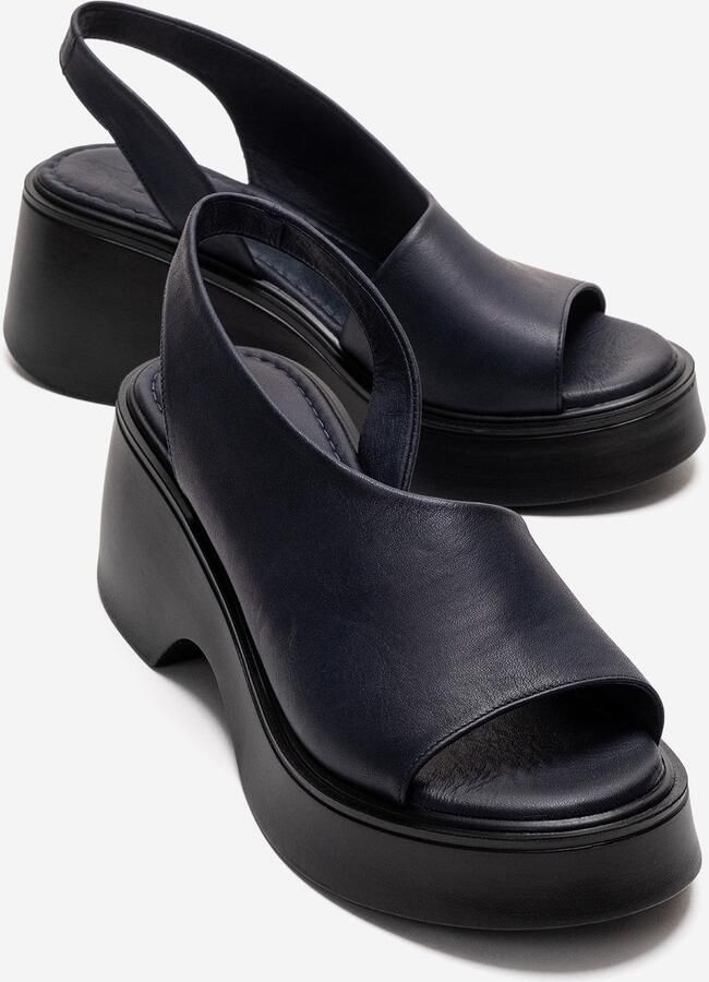 Forever & Always ROY Leren Wedge Sandaal (Dames)