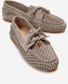 Forever & Always Stevo Leren Veterschoenen Loafer - Beige