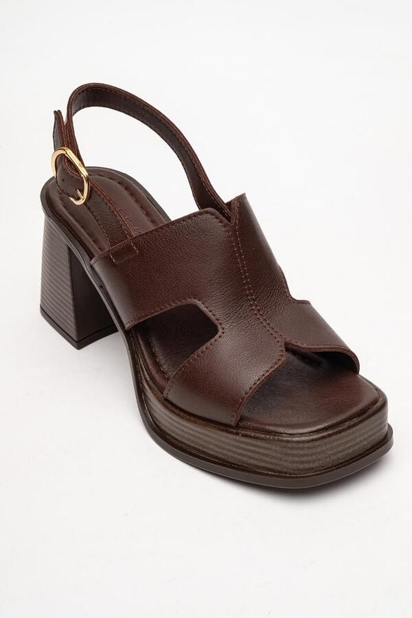 Forever & Always Zennia Leer Platform Sandaal (Women)