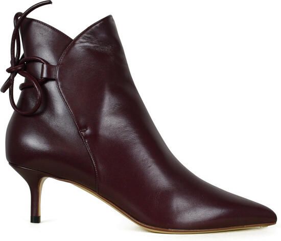 Francesco Russo Leren laarzen Bordeaux