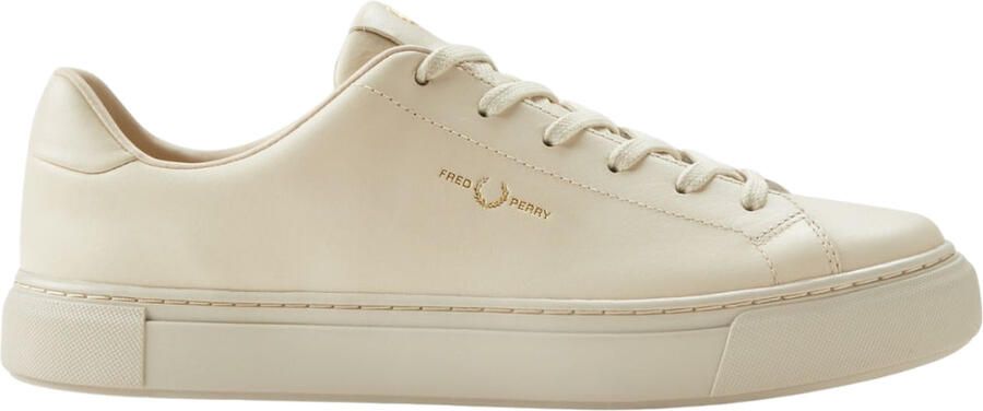 Fred Perry B71 Leren Sneakers In Havermoutkleur