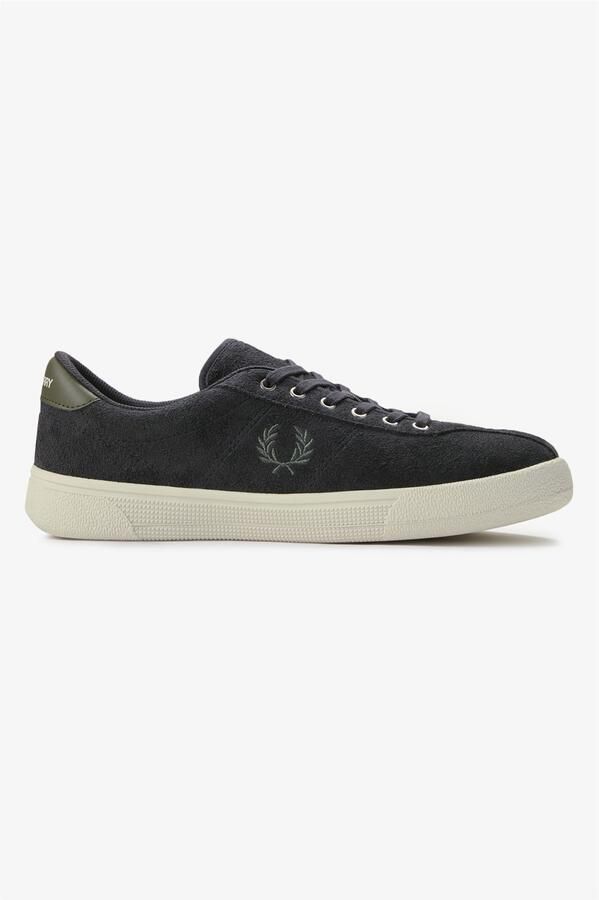 Fred Perry Tennis Schoen Suède Heren Ankergrijze Sneakers