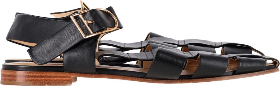 Gabriela Hearst Pre-owned Gabriela Hearst Zoey Sandalen in Zwart Leer