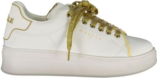 Gaëlle Paris Gaelle Paris Bianco Polyurethaan Dames Sneakers
