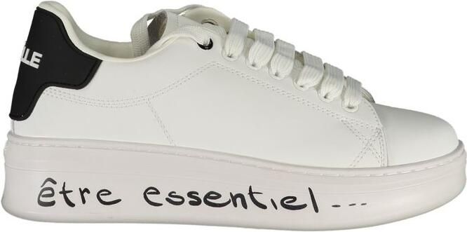 Gaëlle Paris Gaelle Paris Bianco Polyurethaan Dames Sneakers