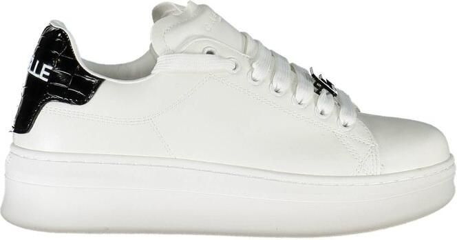 Gaëlle Paris Gaelle Paris Witte Polyurethaan Dames Sneakers