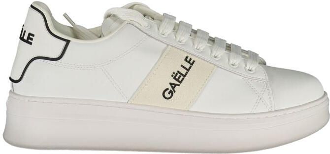 Gaëlle Paris Gaelle Paris Witte Polyurethaan Herensneaker