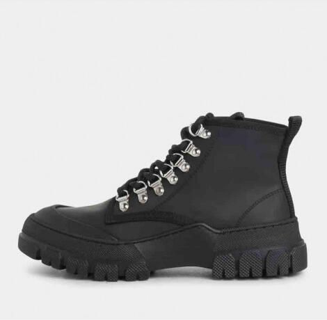 Garment Project Twig high gpw2395 999 black rubberized leather