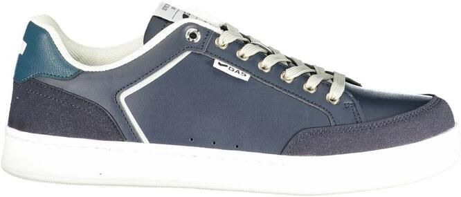 Gas blauwe polyurethaan herensneaker