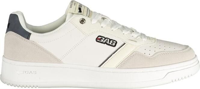 Gas Witte Polyester Heren Sneaker