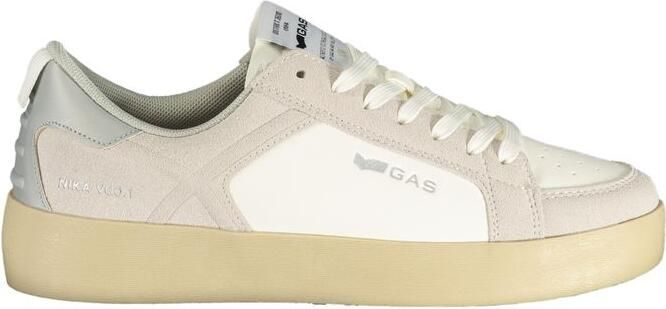 Gas Witte Polyurethaan Dames Sneakers