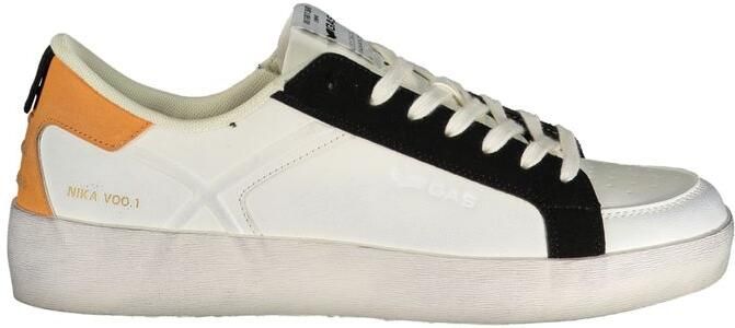 Gas Witte Polyurethaan Heren Sneaker