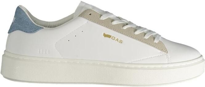 Gas Witte Polyurethaan Sneakers voor Mannen