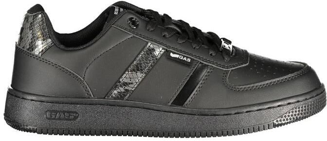 Gas Zwarte Polyurethaan Dames Sneakers
