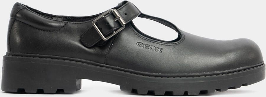 Geox CASEY Meisjes Matte Zwarte Schoolchoenen