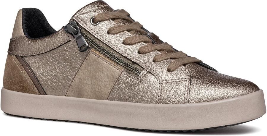 Geox D Blomiee E Dames Taupe Sneakers