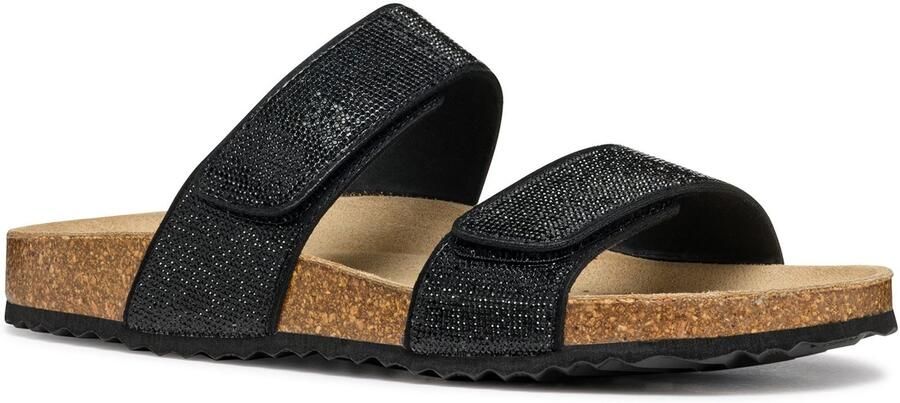Geox D BRIONIA R Dames Zwarte Sandalen