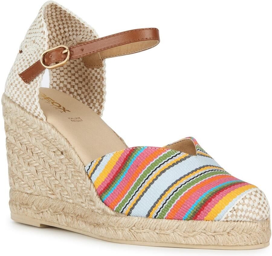 Geox D GELSA Dames Kamelen Sandalen