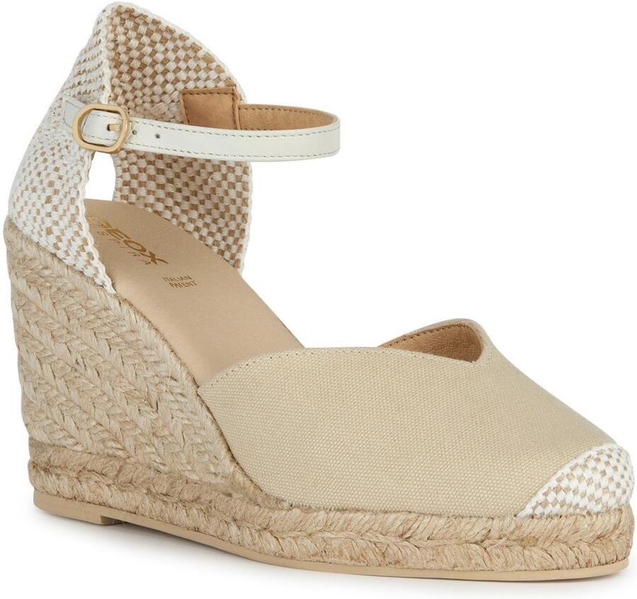 Geox D GELSA Dames Lichtzand Sandalen