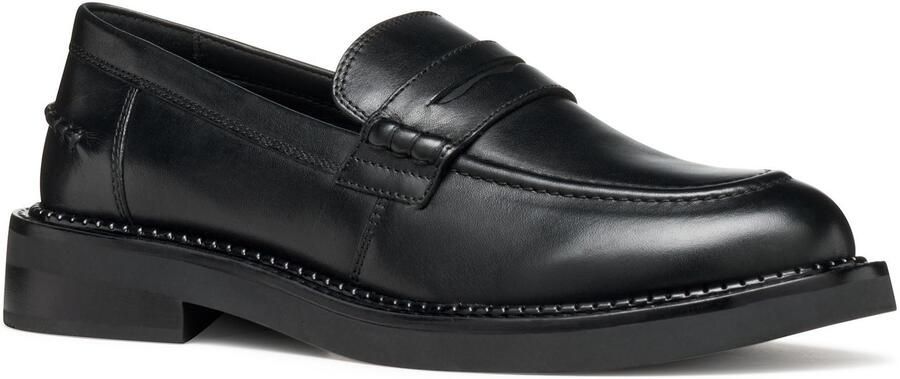 Geox D Serilda E Leren Vrouwen Zwarte Mocassinschoenen