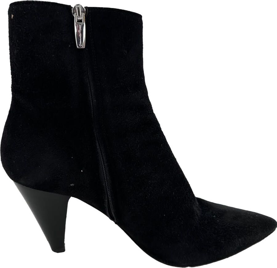 Gianvito Rossi Pre-owned Gianvito Rossi Connie Hakken Enkelboots in Zwart Suède