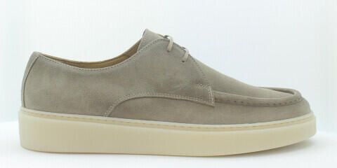 Giorgio 137126 zandkleurige suède veterschoen met rubber zool