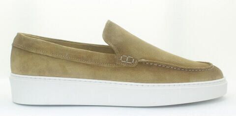 Giorgio 13781 suede loafer met witte zool