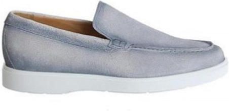 Giorgio 28785 grijze suede loafer met witte zool
