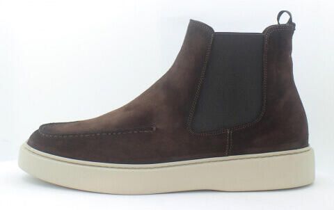 Giorgio 29116 donkerbruin suède boots met rubber zool