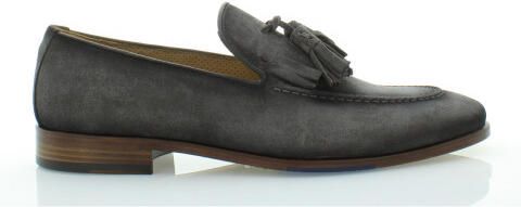 Giorgio 32610 suede instappers met leren zool